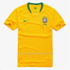 camiseta futbol primera equipacion Brasil 2018